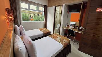 Phòng 2 giường đơn Deluxe | Bộ đồ giường cao cấp, trang trí khác biệt