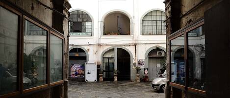 Majoituspaikan julkisivu