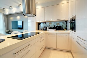 公寓 | 私人简易厨房 | 冰箱、烤箱、炉灶、茶具/咖啡用具