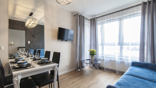 Apartment | Living area | Flat-screen TV - Apartment Royal V (Bialystok)