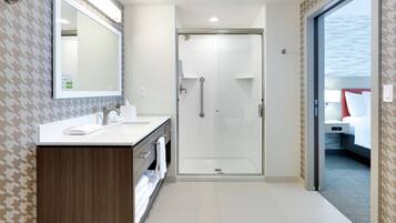 Regadera en el baño