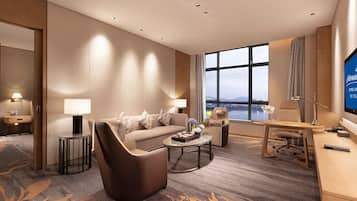 Premium bedding, down duvets, memory-foam beds, minibar
