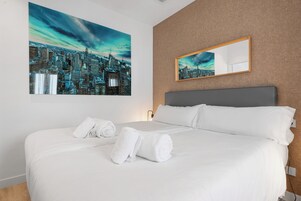 Premium Loft, 1 Bedroom | In-room safe, desk, soundproofing, iron/ironing board