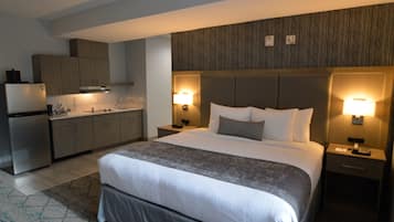 Suite, 1 King Bed, Accessible, Refrigerator & Microwave (Walk-in Shower;with Sofabed)
