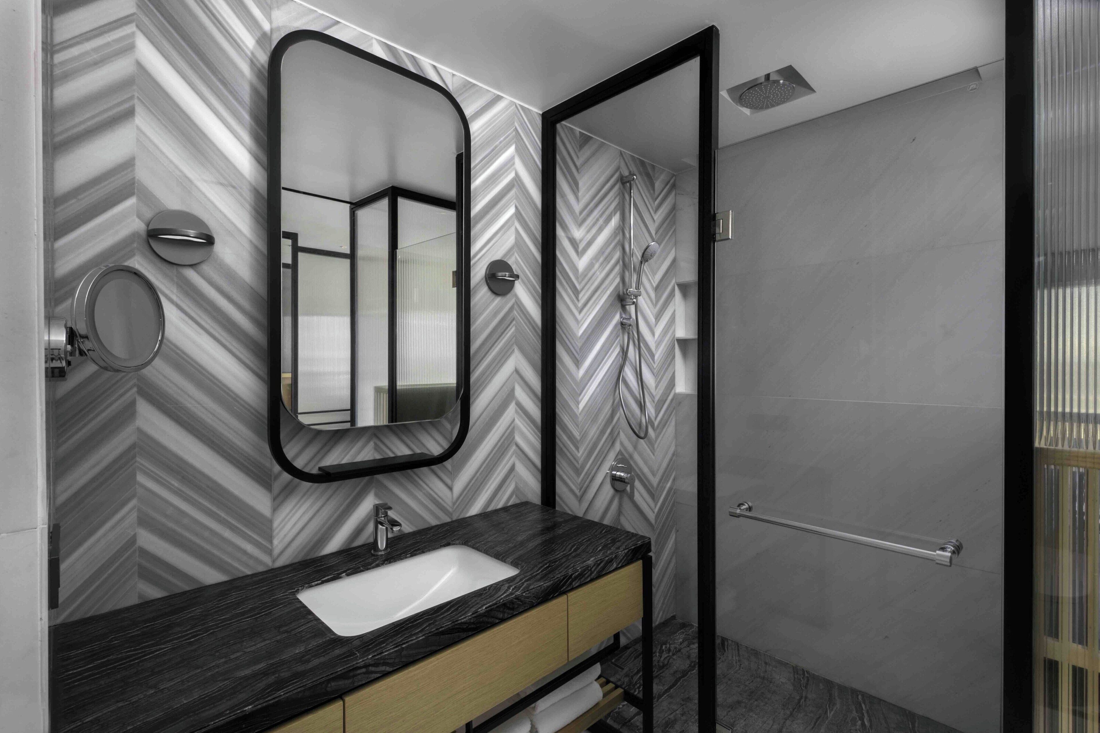 club room, 2 queen beds | bathroom | separate bathtub and shower, free toiletries, hair dryer, bathrobes