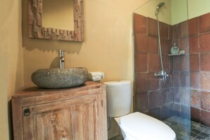 Quarto casal ou duplo superior | Banheiro | Toalhas de banho 