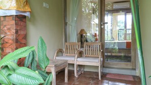 Dobbelt- eller tomannsrom – superior | Terrasse/patio