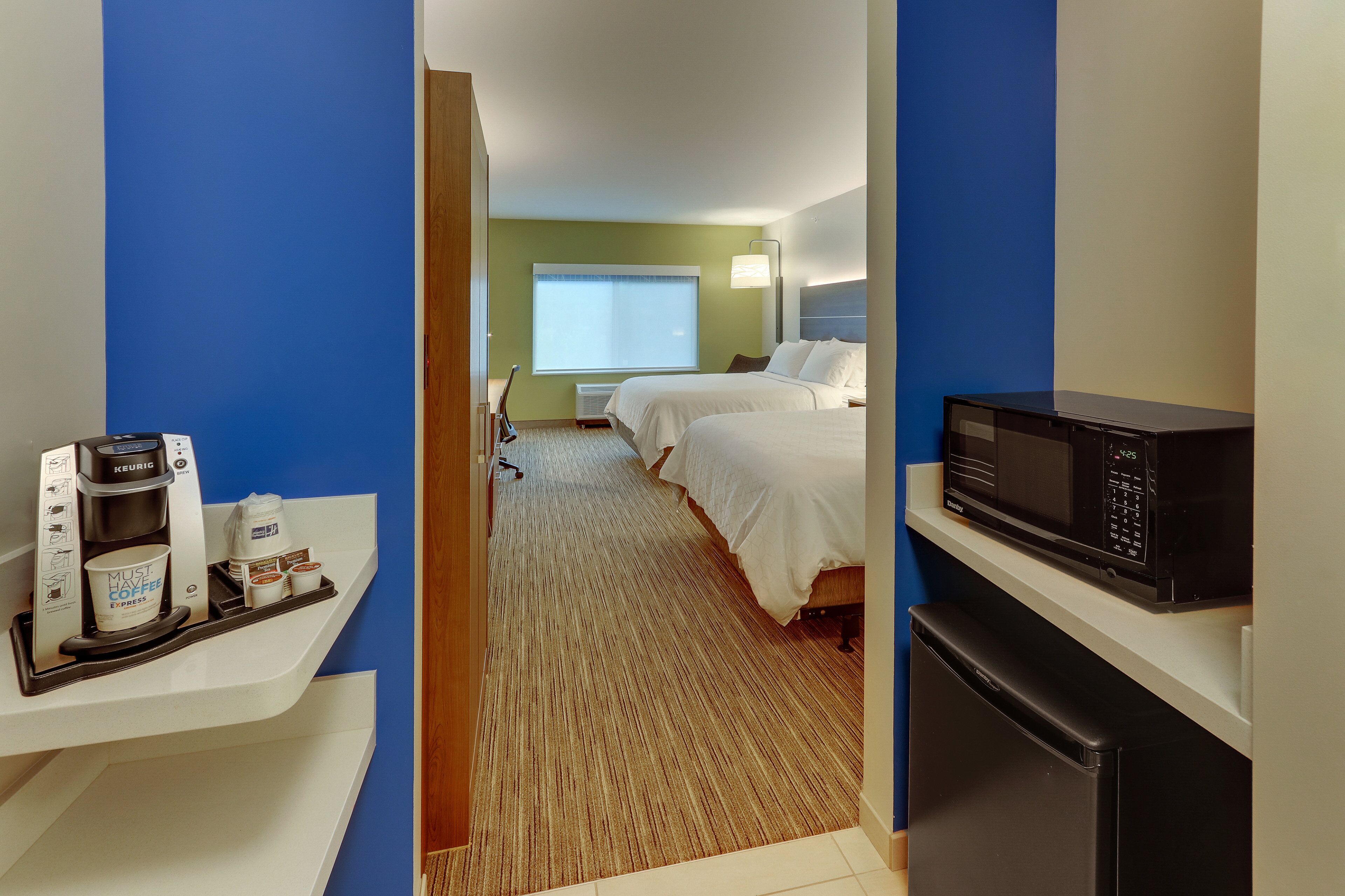 standard room, 2 queen beds, accessible (communication) | in-room safe, desk, blackout curtains, iron/ironing board