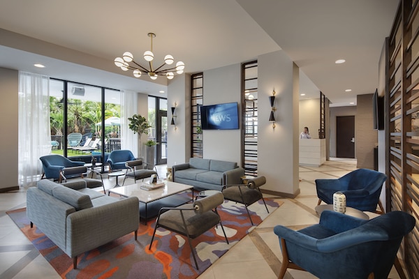 Sala de estar en el lobby