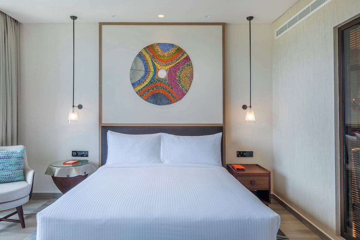 1 dormitorio, minibar, escritorio y sistema de insonorización