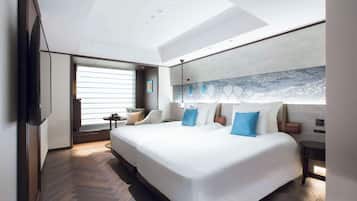 1 chambre, literie hypoallergénique, minibar