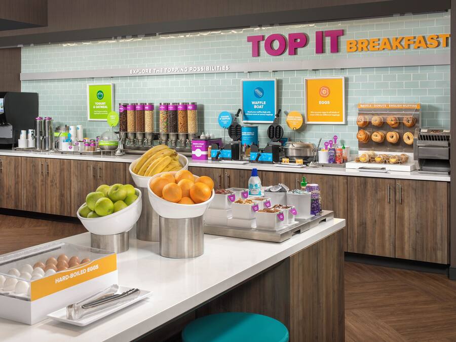 Free daily on-the-go breakfast