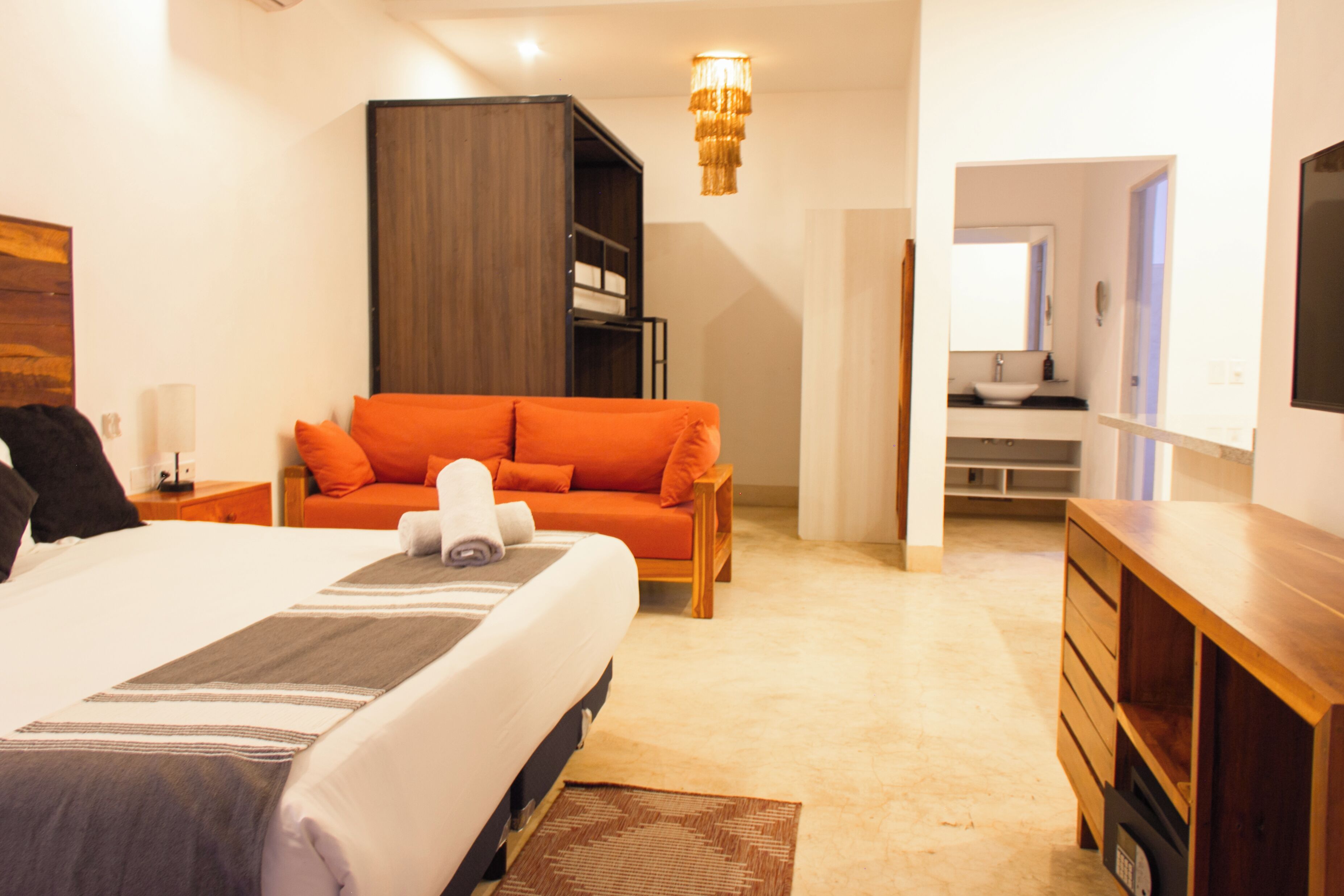 family studio suite, multiple beds, pool view | 1 bedroom, minibar, in-room safe, blackout curtains