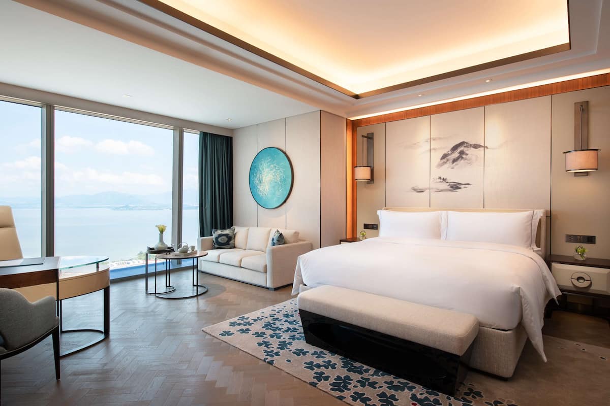 Premium bedding, down duvets, pillow-top beds, minibar