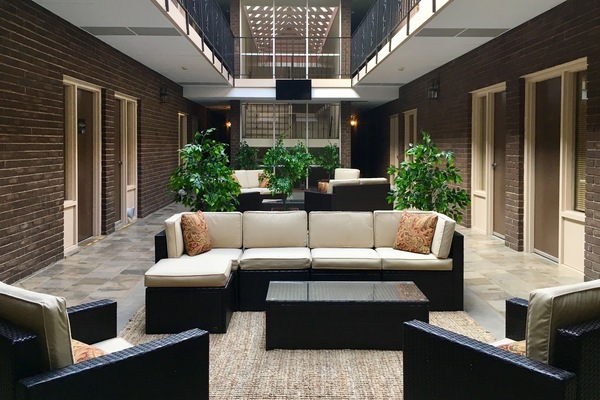 Sala de estar en el lobby