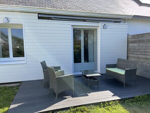 Terrace/patio - House, near walled town, port and beaches, wifi (Concarneau)