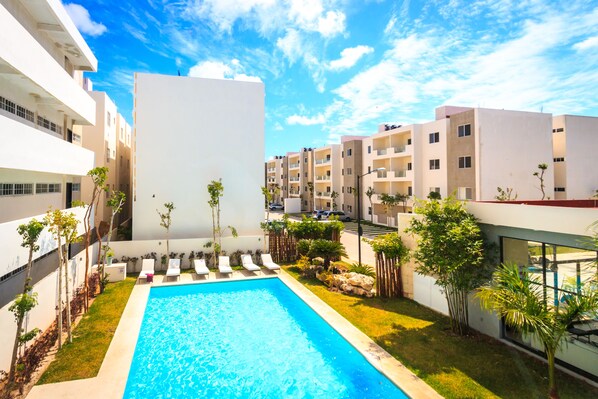 Alberca al aire libre 