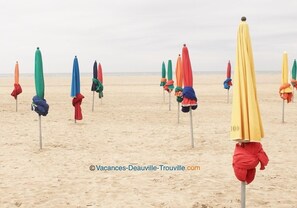Vlak bij het strand