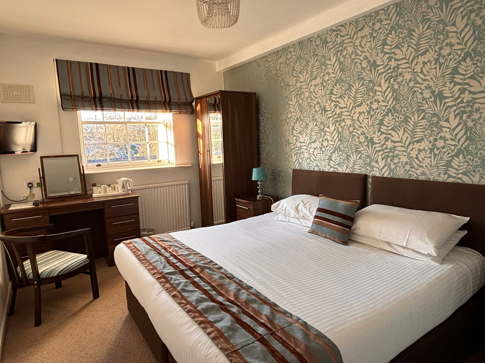 1 bedroom, blackout curtains, iron/ironing board, free wifi