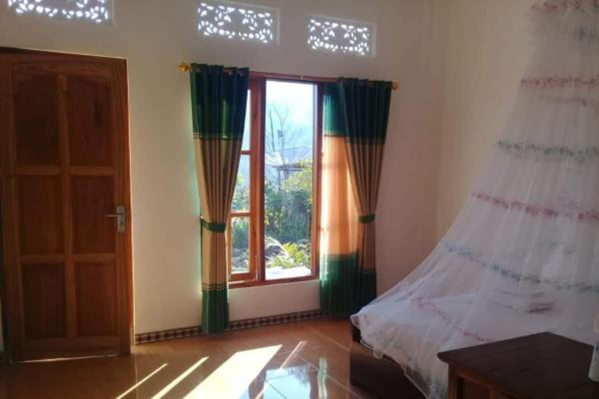 Quarto casal superior, 1 quarto, vista para o jardim | Escrivaninha, cortinas blackout, quartos à prova de som