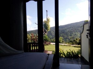 Standard-Doppelzimmer, 1 Schlafzimmer, Gartenblick | Blick auf den Garten