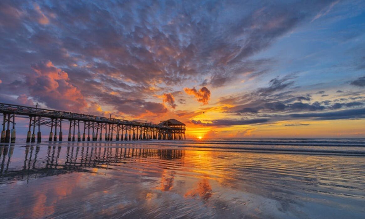 On the beach, sun loungers, beach towels