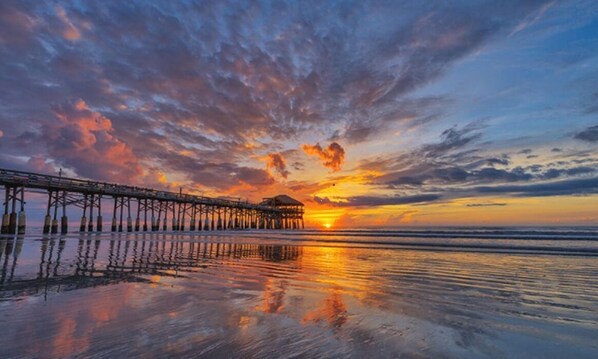 Am Strand, Liegestühle, Strandtücher
