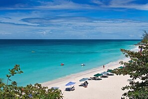 On the beach, beach towels - Beach Front, Family-Friendly Luxury On Vibrant St. Lawrence Gap (Dover Beach)