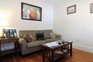 Smart TV, DVD player, foosball, table tennis