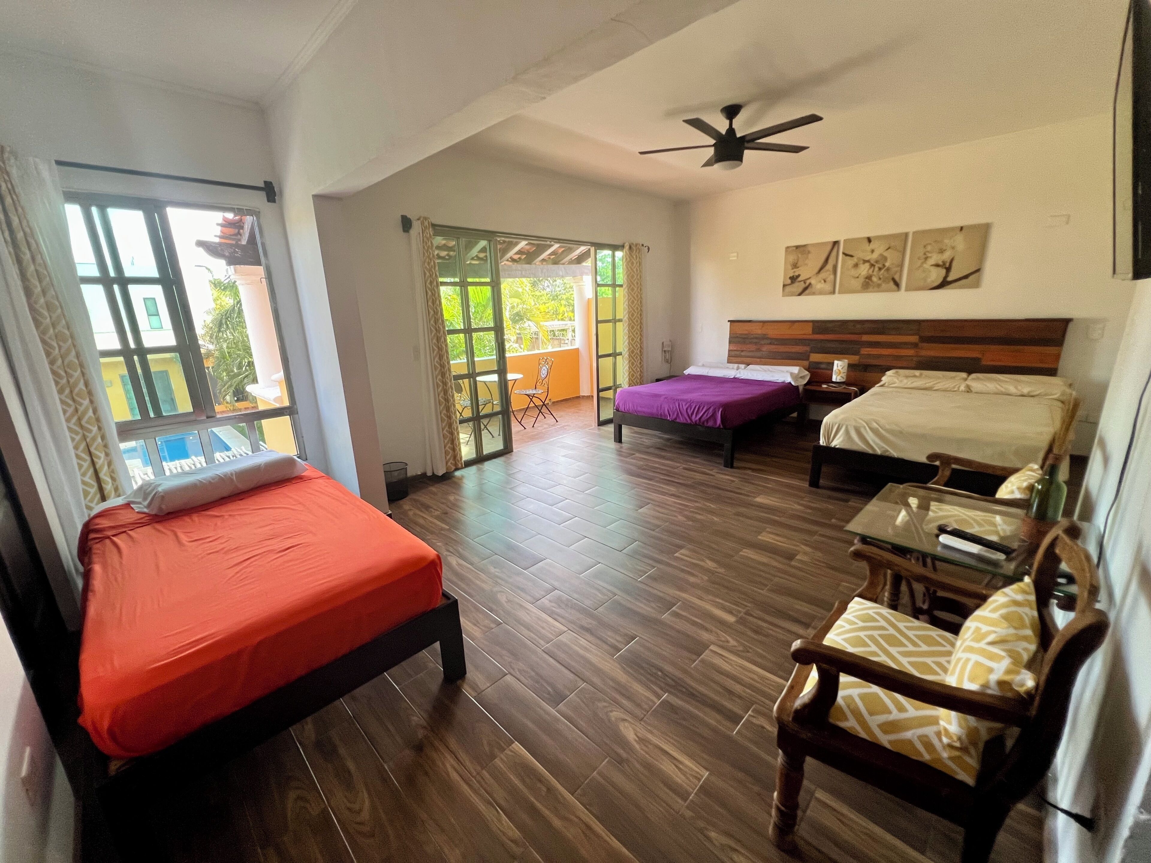 Premier Suite, Multiple Beds, Non Smoking, Balcony, Garden View | Select Comfort beds, iron/ironing board, free cribs/infant beds