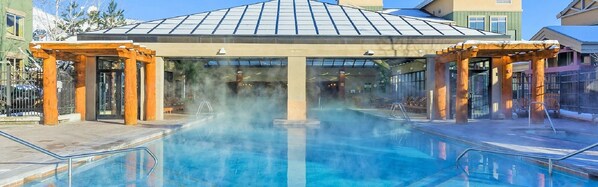 Indoor pool, outdoor pool