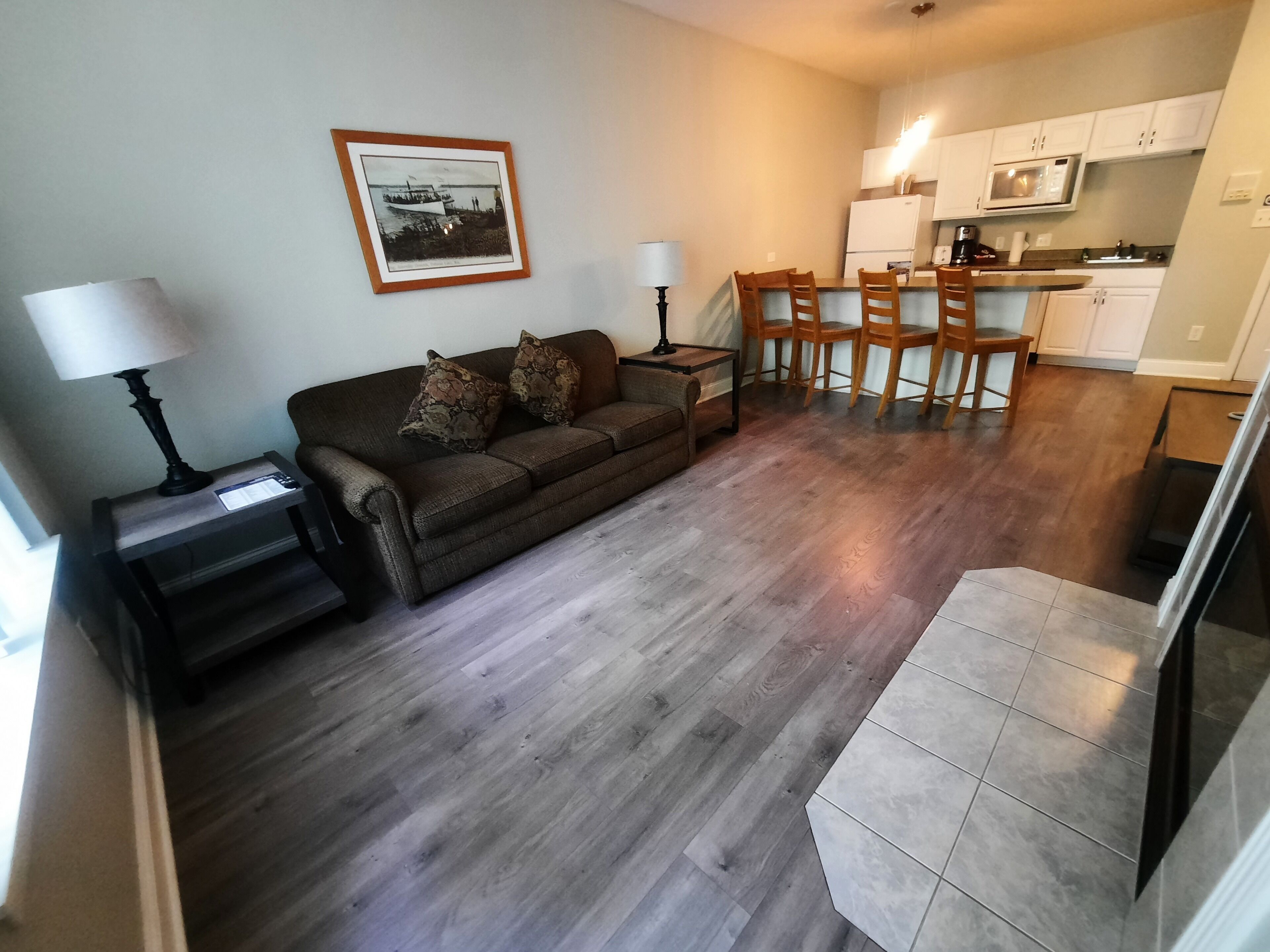 227 - One Bedroom Condo Suite w/Water Views from Balcony 