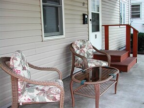 Terrace/patio - Cooperstown Baseball Rentals - Columbia House (Oneonta)