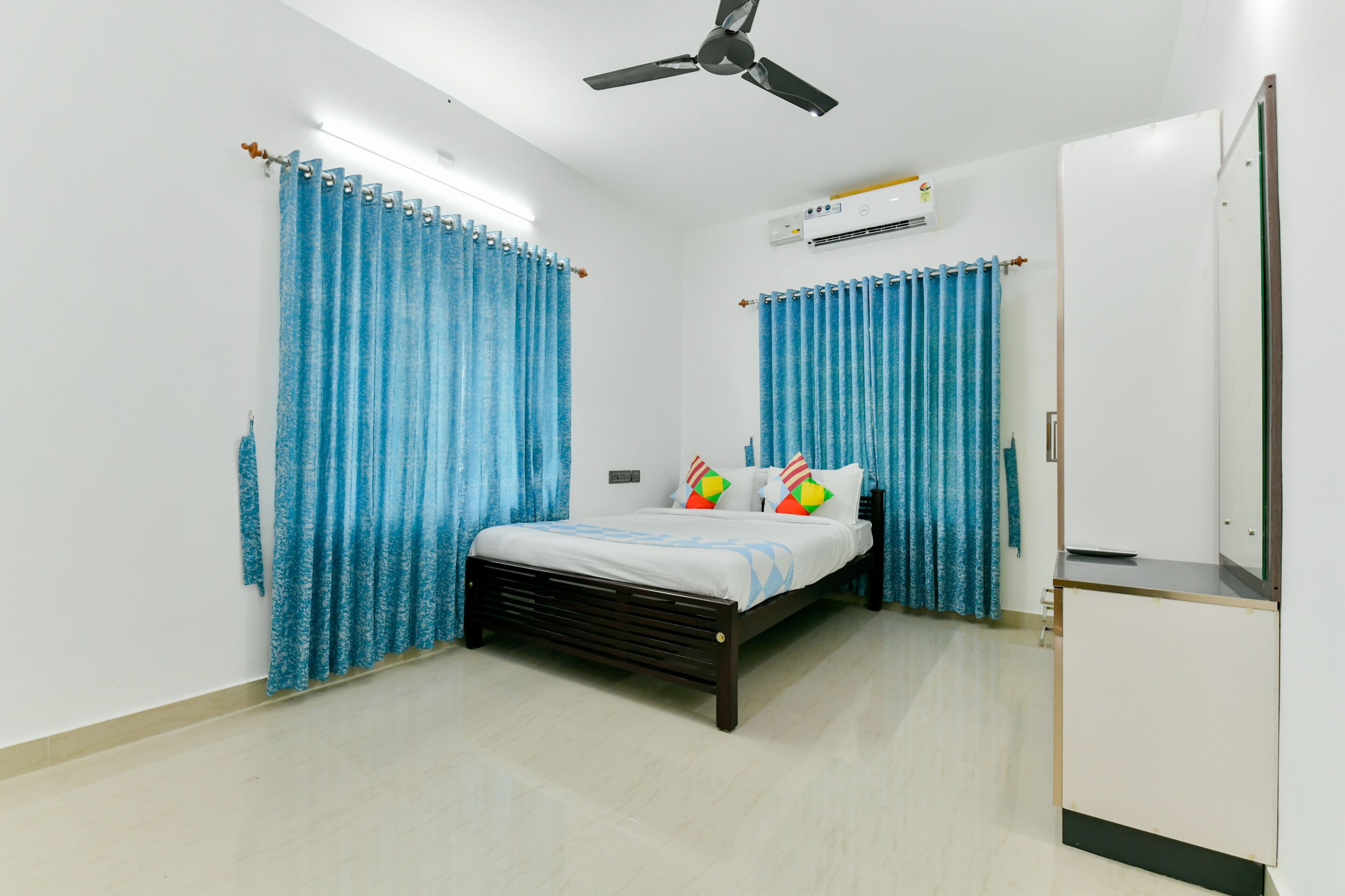 Luxurious 2 BHK house amid lush greenery and in a village like atmosphere.