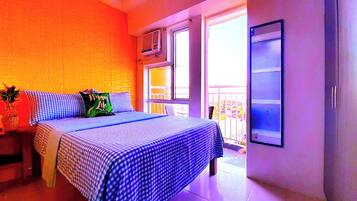 1 chambre, bureau, fer et planche à repasser, Wi-Fi gratuit