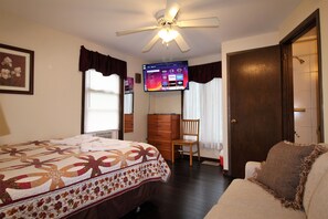 1 chambre, fer et planche à repasser, Wi-Fi, literie fournie