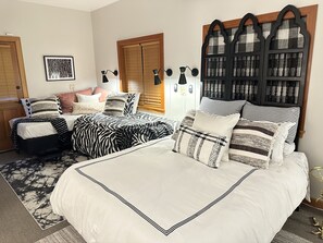 2 habitaciones, cuna de viaje, wifi gratis y ropa de cama 