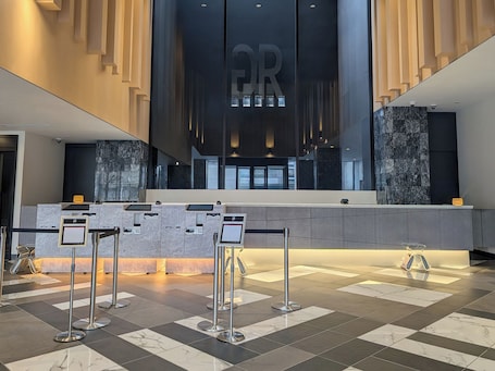 Reception. Green Rich Hotel Kurume Natural Hot Spring Arimamutsumonnoyu