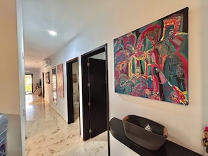 Interior entrance