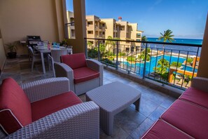 Deluxe-Apartment | Balkon