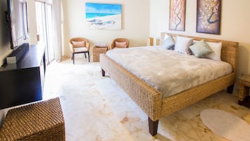 Leilighet – deluxe | 2 soverom, safe på rommet, individuelt dekorert og individuelt innredet