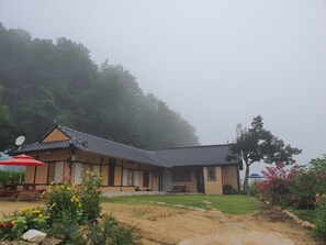 Façade de l’hébergement