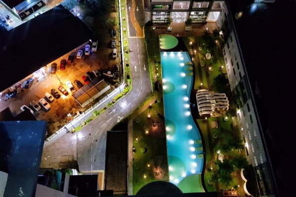 Vista des de l'allotjament