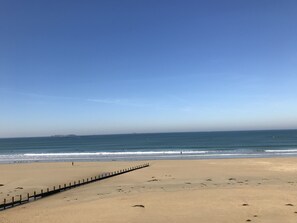 On the beach