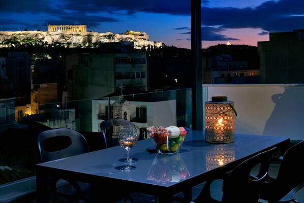 Dining - Ater Albus Deluxe Loft Acropolis View from K&K (Athina)