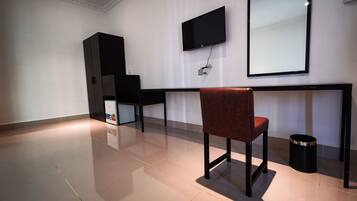 Minibar, in-room safe, desk, blackout curtains