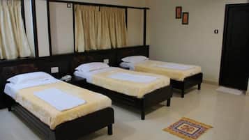 Laptop workspace, rollaway beds, free WiFi, bed sheets