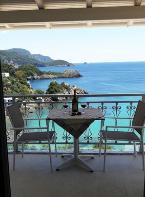 Apartment, 1 Schlafzimmer, Meerblick (05) | Blick vom Balkon