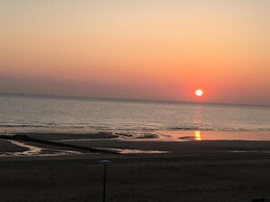 Vlak bij het strand