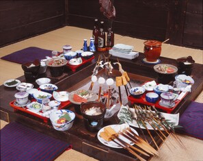 Gastronomisches Angebot des Ryokan